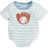 Mud Pie Baby Boys’ Mud Pie Children’s Baseball Crawler(Stripe)