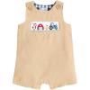 Mud Pie Baby Boys’ Mud Pie Children’s Farm Smocked Jon Jon(Tractor)