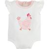 Mud Pie Baby Girls Children’s Chicken Farm Crawler(Chicken)