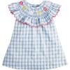 Mud Pie Baby Girls’ Mud Pie Children’s Easter Smocked Baby Dress(Gingham)