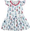 Mud Pie Baby Girls’ Mud Pie Children’s Sailboat T-Shirt Dress(Sailboats)