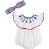 Mud Pie Baby Girls’ Mud Pie Children’s Smocked Sailboat Bubble(Sailboats)