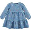 Mud Pie Baby Girls’ Mud Pie Girls Dress(Chambray Polka Dot)