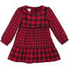 Mud Pie Baby Girls’ Mud Pie Girls Dress(Mixed Buffalo Check)
