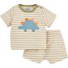 Mud Pie Children’s Dino Applique Short Set; 3-6M