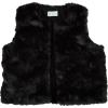 Mud Pie Girls’ Mud Pie Girls Fur Vest(Black)