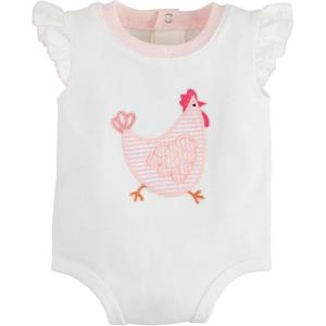Mud Pie Baby Girls Children’s Chicken Farm Crawler(Chicken)