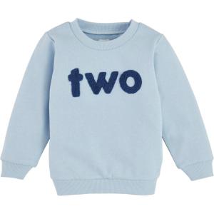 Mud Pie Childrens Birthday Sweatshirt, Two Year ; 12-18M Grey