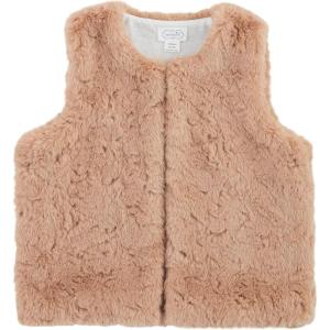 Mud Pie Girls’ Mud Pie Girls Fur Vest(Tan)
