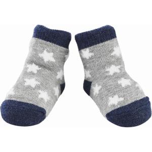 Mud Pie White Chenille Star Sock