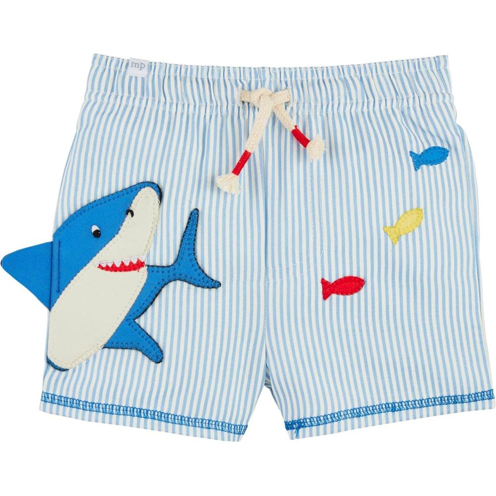 image:imageMud Pie Baby Boys Mud Pie Childrens Seersucker Applique TrunkShark
