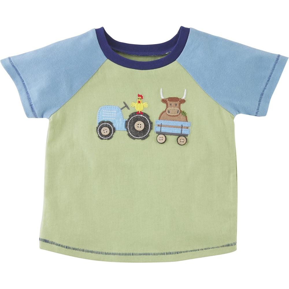 image:imageMud Pie Baby Boys Tractor TeeBull