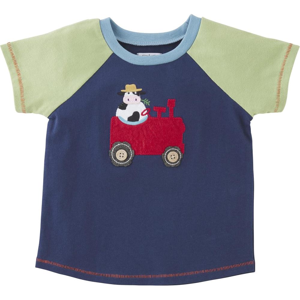 image:imageMud Pie Baby Boys Tractor TeeCow