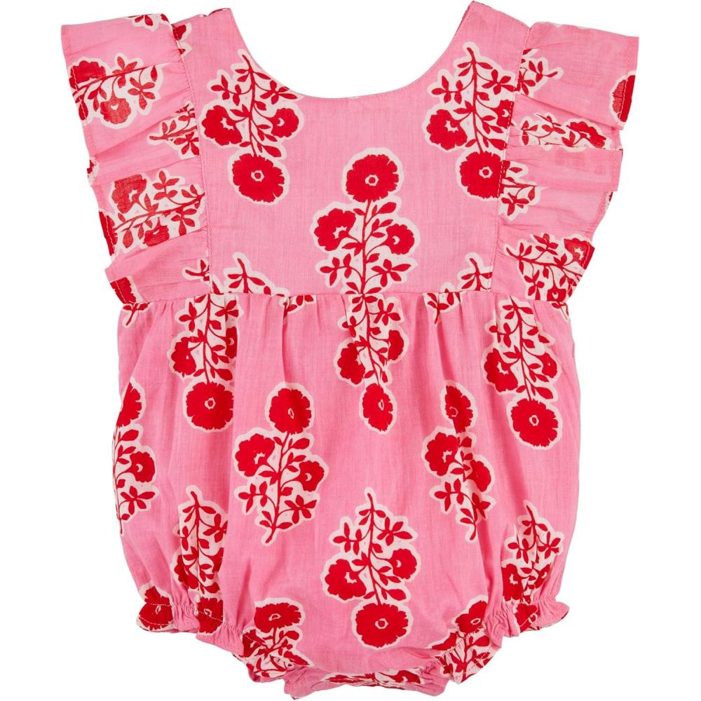 image:imageMud Pie Baby Girls Mud Pie Childrens Hot Pink Ruffle Print BubblePink Floral