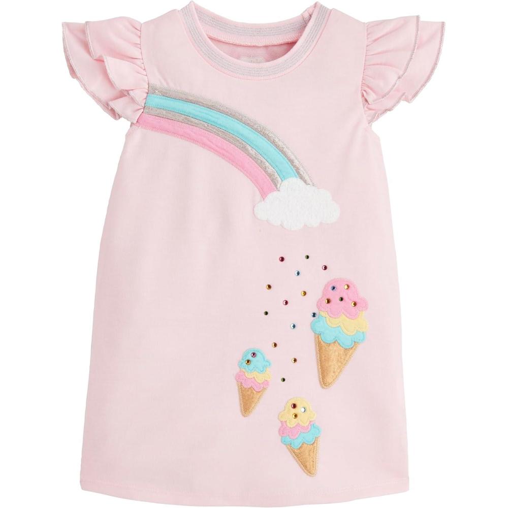 image:imageMud Pie Baby Girls Mud Pie Childrens Sparkle Tshirt DressPink