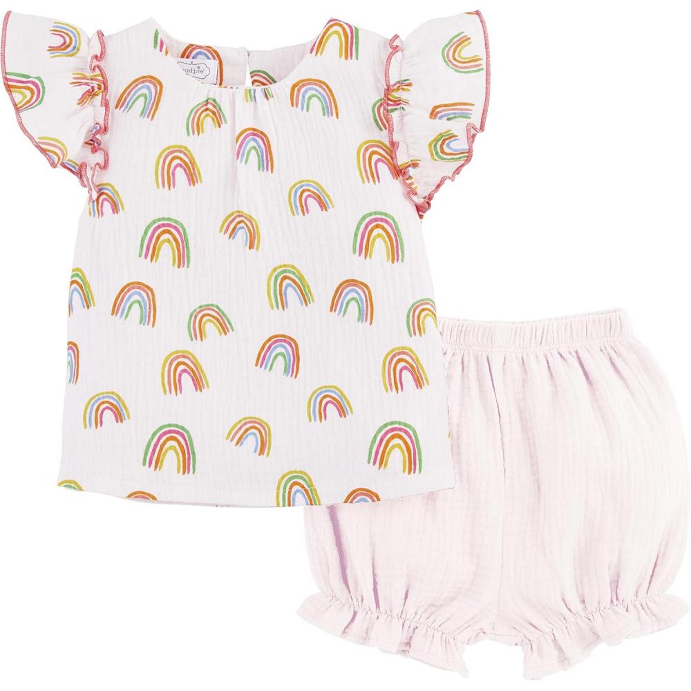 image:imageMud Pie Baby Girls Short SetPink