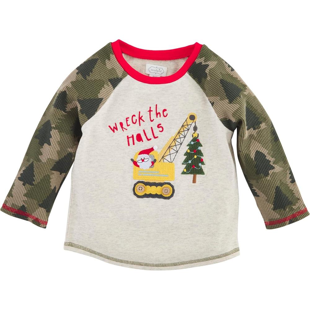 image:imageMud Pie Boys Boys Tee Wreck The HallsWreck the Halls