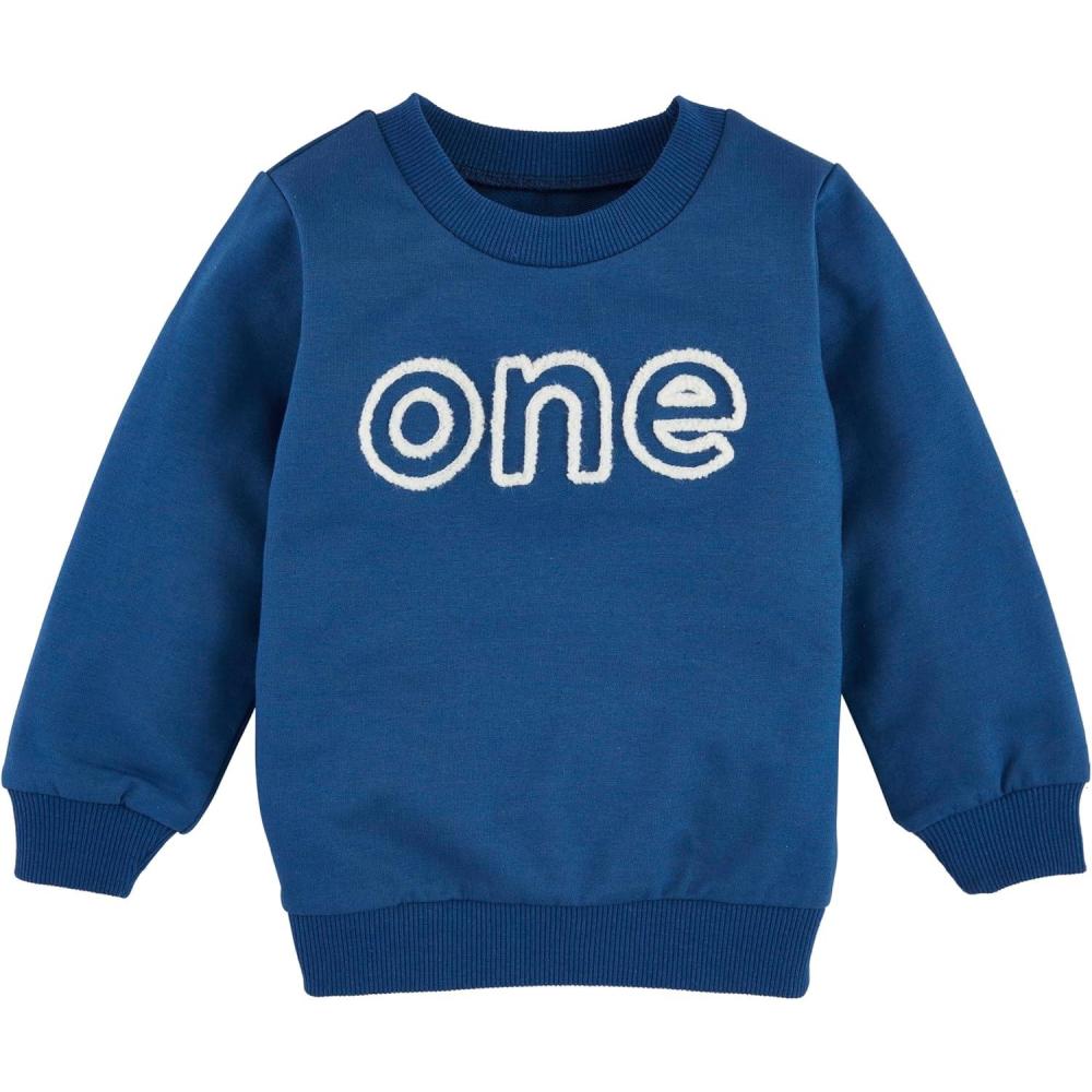 image:imageMud Pie Childrens Birthday Sweatshirt One Year 1218M Blue