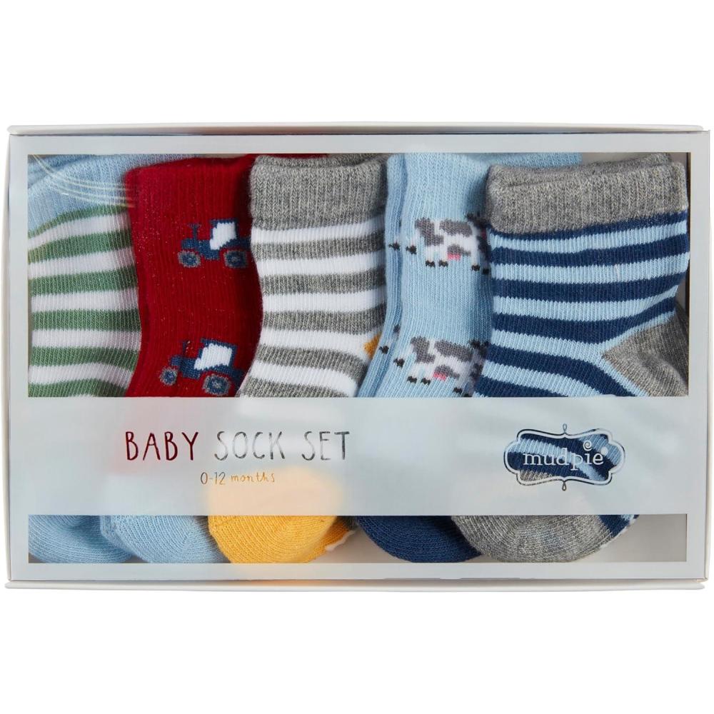 image:imageMud Pie Childrens Farm Sock Box Set 012M