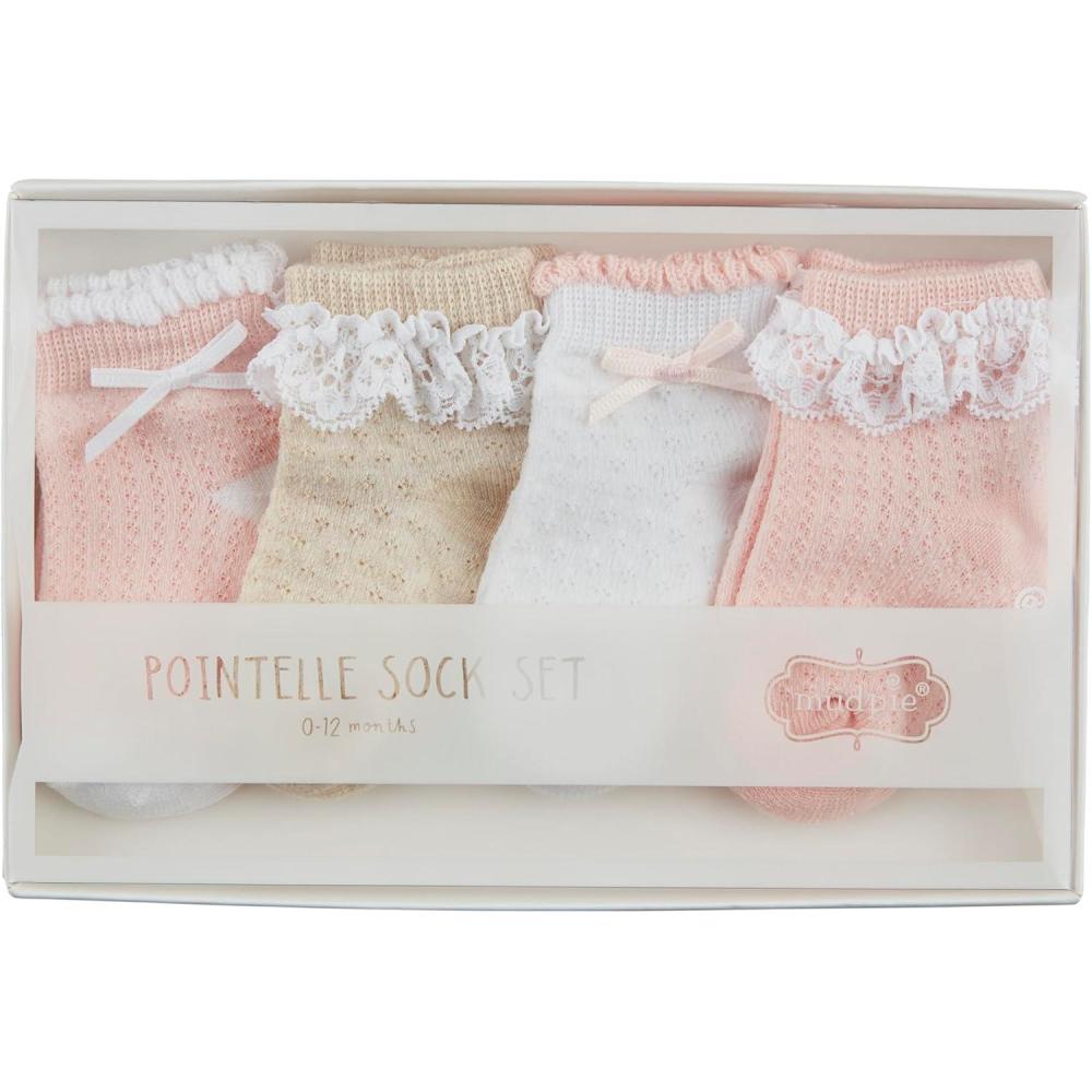 image:imageMud Pie Childrens Pointelle Sock Box Set 012M