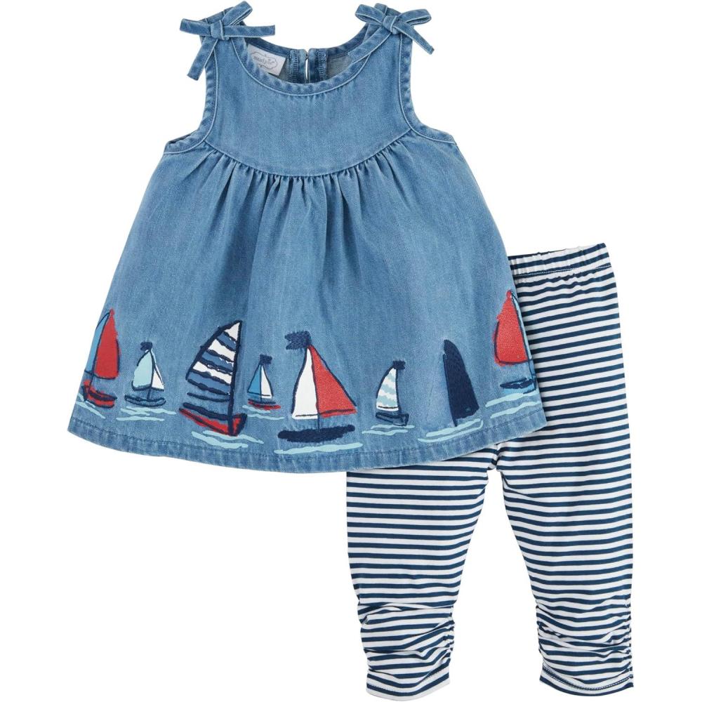 image:imageMud Pie Childrens Sailboat Tunic And Capri 1218M