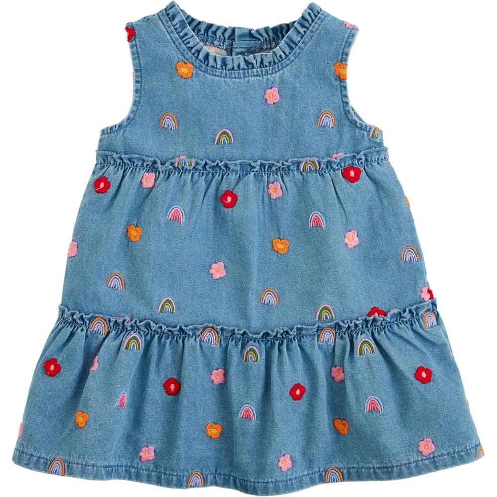 image:imageMud Pie Girls Mud Pie Girls Rainbow Flower Emb DressRainbow Flower