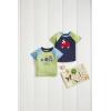 Mud Pie Baby Boys Tractor Tee(Cow)