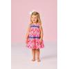 Mud Pie Baby Girls’ Mud Pie Children’s Mixed Print Dress(Pink Floral)