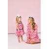 Mud Pie Baby Girls’ Mud Pie Children’s Mixed Print Dress(Pink Floral)