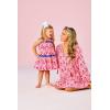 Mud Pie Baby Girls’ Mud Pie Children’s Mixed Print Dress(Pink Floral)
