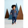 Mud Pie Boys Boys’ Check Shacket(Black/Brown)