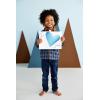 Mud Pie Boys Boys’ Check Shacket(Black/Brown)