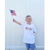 Mud Pie Children’s Flag Smocked Tee Short Set; 12-18M
