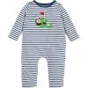 Mud Pie Baby Boys’ Mud Pie Children’s Golf Stripe 1pc(Blue Stripe)