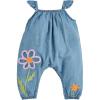 Mud Pie Baby Girls Children’s Flower Denim Longall(Denim)