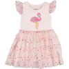 Mud Pie Baby Girls’ Mud Pie Children’s Flamingo Tshirt Dress(Flamingo)
