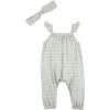 Mud Pie Baby Girls’ Mud Pie Children’s Green Check Longall(Check)
