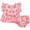 Mud Pie Baby Girls’ Mud Pie Children’s Square Neck Pinafore(Pink)