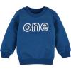 Mud Pie Childrens Birthday Sweatshirt, One Year ; 12-18M Blue