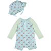 Mud Pie Children’s Duck Rashguard W Hat; 0-3M