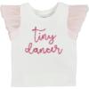 Mud Pie Girls Children’s White Girl Sparkle Tee(White)