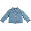 Mud Pie Girls’ Mud Pie Children’s Floral Embroidered Jacket(Rainbow Floral)