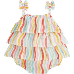 Mud Pie Baby Girls’ Mud Pie Children’s Rainbow Tier Bubble(Multi)