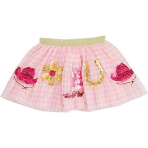 Mud Pie Baby Girls’ Mud Pie Children’s Western Sequin Tutu(Gingham)