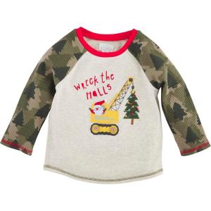 Mud Pie Boys Boys Tee, Wreck The Halls(Wreck the Halls)