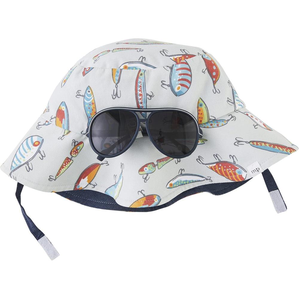 image:imageMud Pie Baby Boys Baby Sun Hat and Sunglasses SetFishing Lure