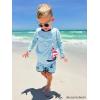 Mud Pie Baby Boy’s Children’s Sailboat App Rashguard Set 4T-5T