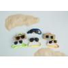 Mud Pie Boys Baby Sunglasses With Strap Set(Blue)