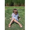 Mud Pie Boys Baby Sunglasses With Strap Set(Tortoise Aviator)