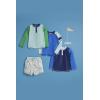 Mud Pie Boys Long Sleeves(Blue)